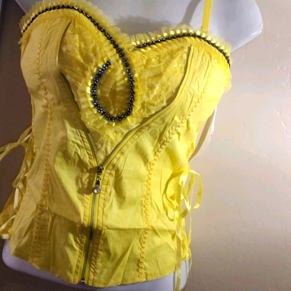 BNWT sexy corset stretchy top